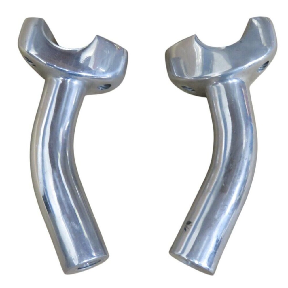 Vintage Harley-Davidson Handlebar Risers Chrome 5" Pair